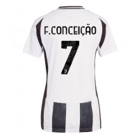 Dres Juventus Francisco Conceicao #7 Domáci pre Ženy 2024-25 Krátky Rukáv